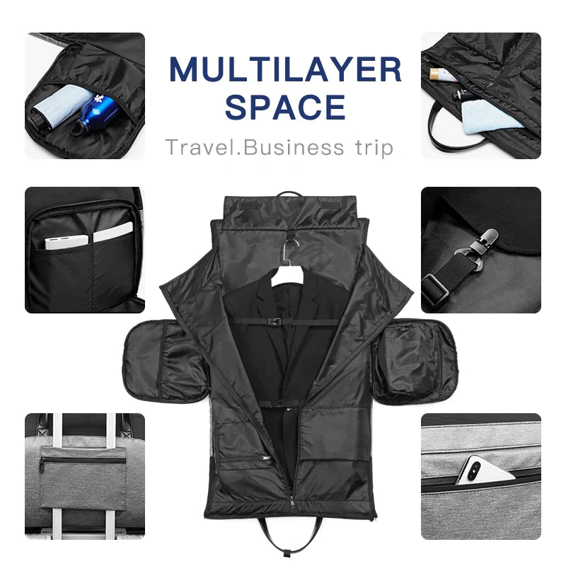 The Gentleman™ - Multifunction Men Travel Bag - GRAY 